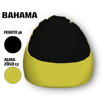 Nagi Fekete - Almazöld Babzsákfotel