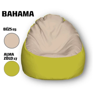 Nagi Bézs - Almazöld Babzsákfotel