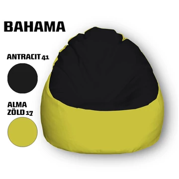 Nagi Antracit - Almazöld Babzsákfotel