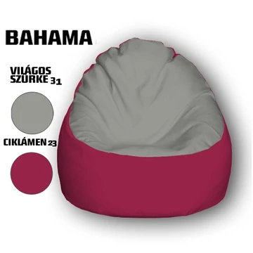 Nagi Világos szürke - Ciklámen Babzsákfotel