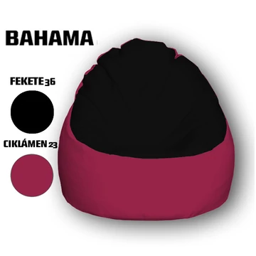 Nagi Fekete - Ciklámen Babzsákfotel