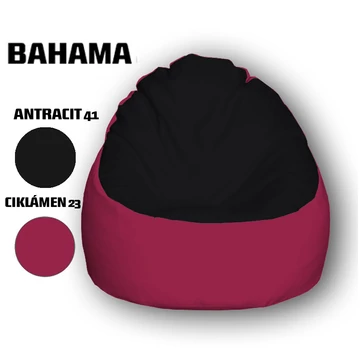 Nagi Antracit - Ciklámen Babzsákfotel