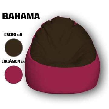 Nagi Csokibarna - Ciklámen Babzsákfotel