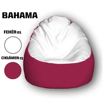 Nagi Fehér - Ciklámen Babzsákfotel