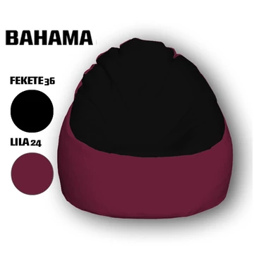 Nagi Fekete - Lila Babzsákfotel