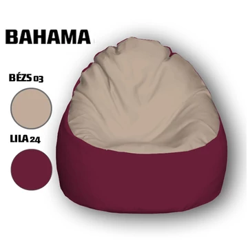 Nagi Bézs - Lila Babzsákfotel