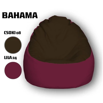 Nagi Csokibarna - Lila Babzsákfotel