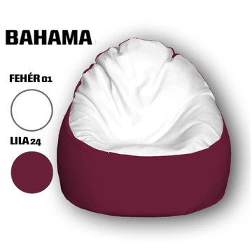 Nagi Fehér - Lila Babzsákfotel