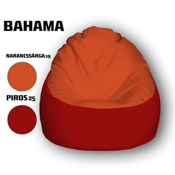 Nagi Narancssárga - Piros Babzsákfotel