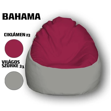 Nagi Ciklámen - Világosszürke Babzsákfotel