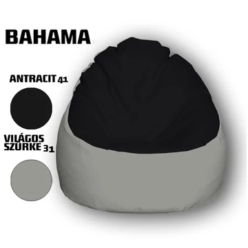 Nagi Antracit - Világosszürke Babzsákfotel