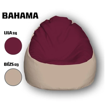 Nagi Lila - Bézs Babzsákfotel