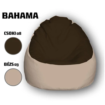 Nagi Csokibarna - Bézs Babzsákfotel