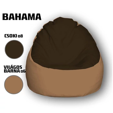 Nagi Csokibarna - Világosbarna Babzsákfotel