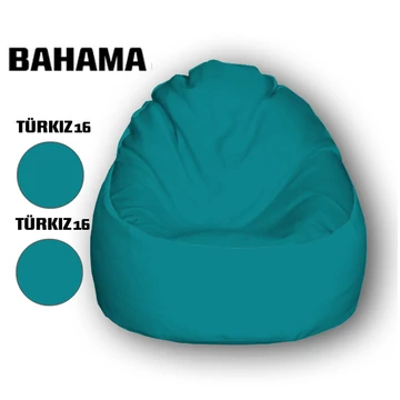 Nagi Türkizkék Babzsákfotel