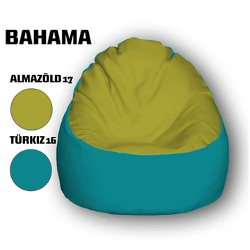 Nagi Almazöld - Türkizkék Babzsákfotel