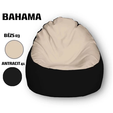 Nagi Bézs - Antracit Babzsákfotel