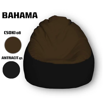 Nagi Csokibarna - Antracit Babzsákfotel