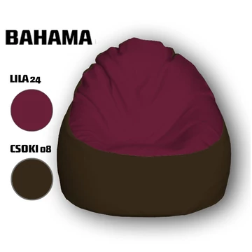 Nagi Lila - Csokibarna Babzsákfotel