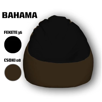 Nagi Fekete - Csokibarna Babzsákfotel