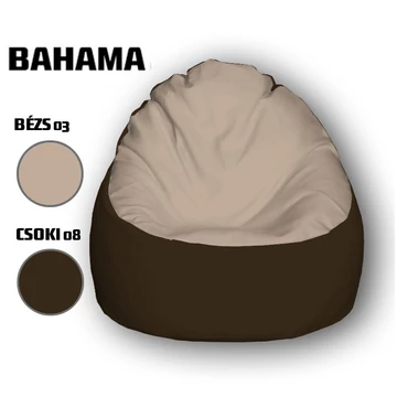 Nagi Bézs - Csokibarna Babzsákfotel