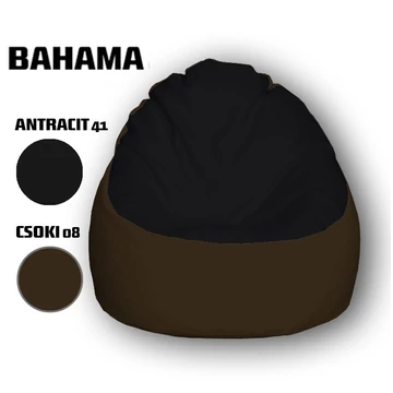 Nagi Antracit - Csokibarna Babzsákfotel