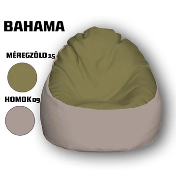 Nagi Méregzöld - Homok Babzsákfotel