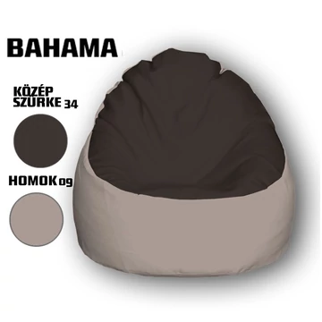 Nagi Közép Szürke - Homok Babzsákfotel