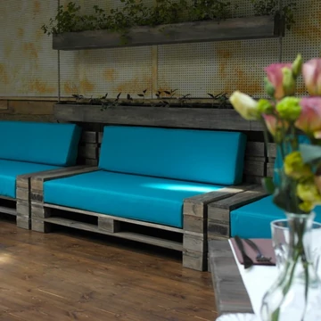 Beltéri Raklap Párna Türkizkék