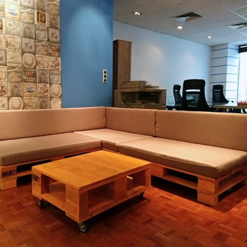 Beltéri Raklap Párna Világosbarna