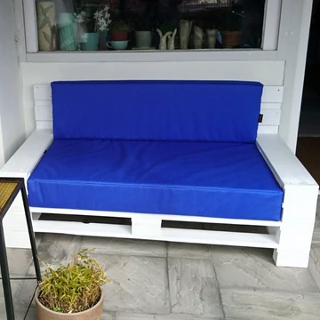 Kültéri Raklap Párna Királykék