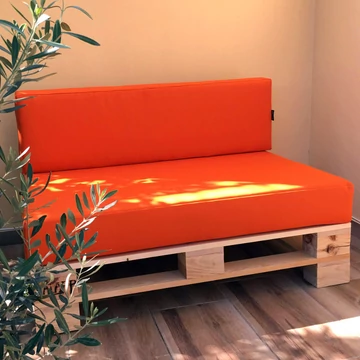 Kültéri Raklap Párna Narancssárga