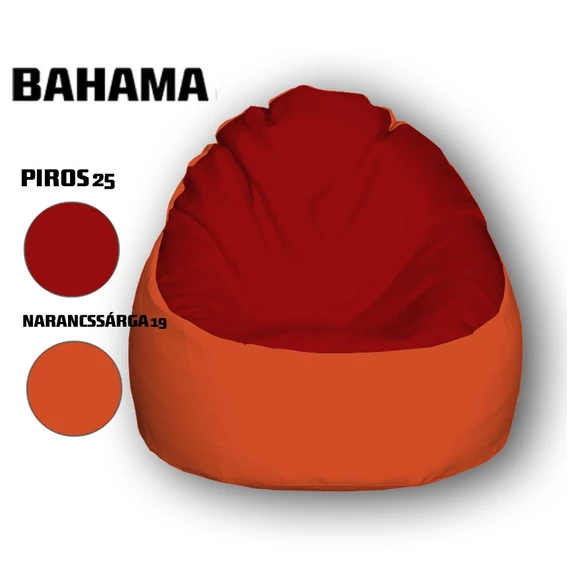 Nagi Piros - Narancssárga Babzsákfotel