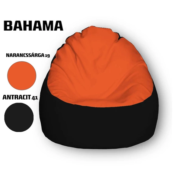 Nagi Narancssárga - Antracit Babzsákfotel