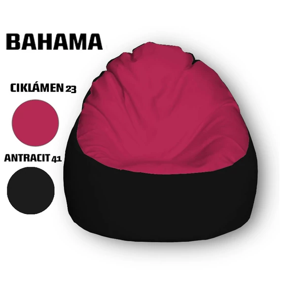 Nagi Ciklámen - Antracit Babzsákfotel