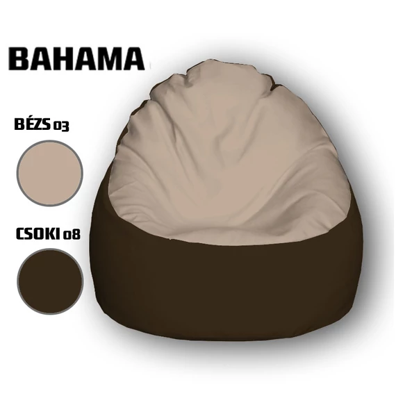 Nagi Bézs - Csokibarna Babzsákfotel